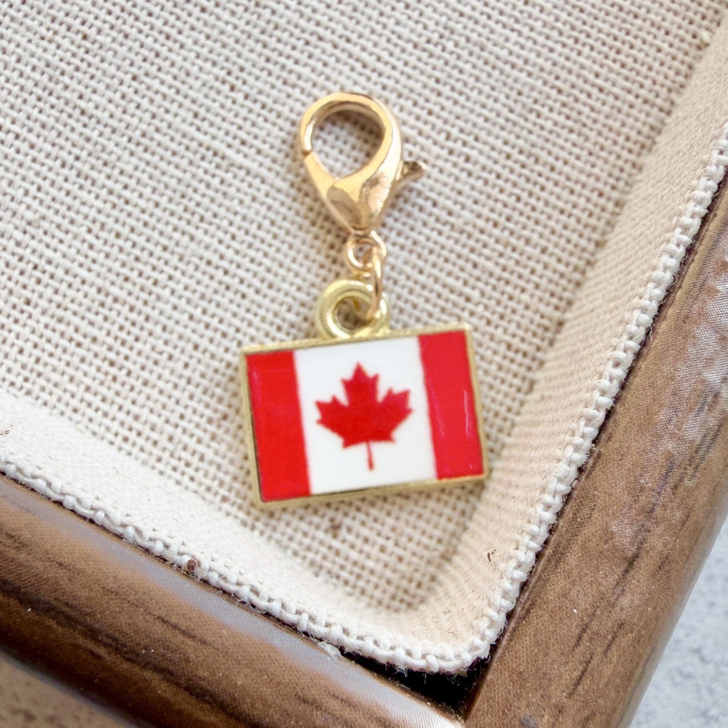 Enamel Flag Keychain Pendant