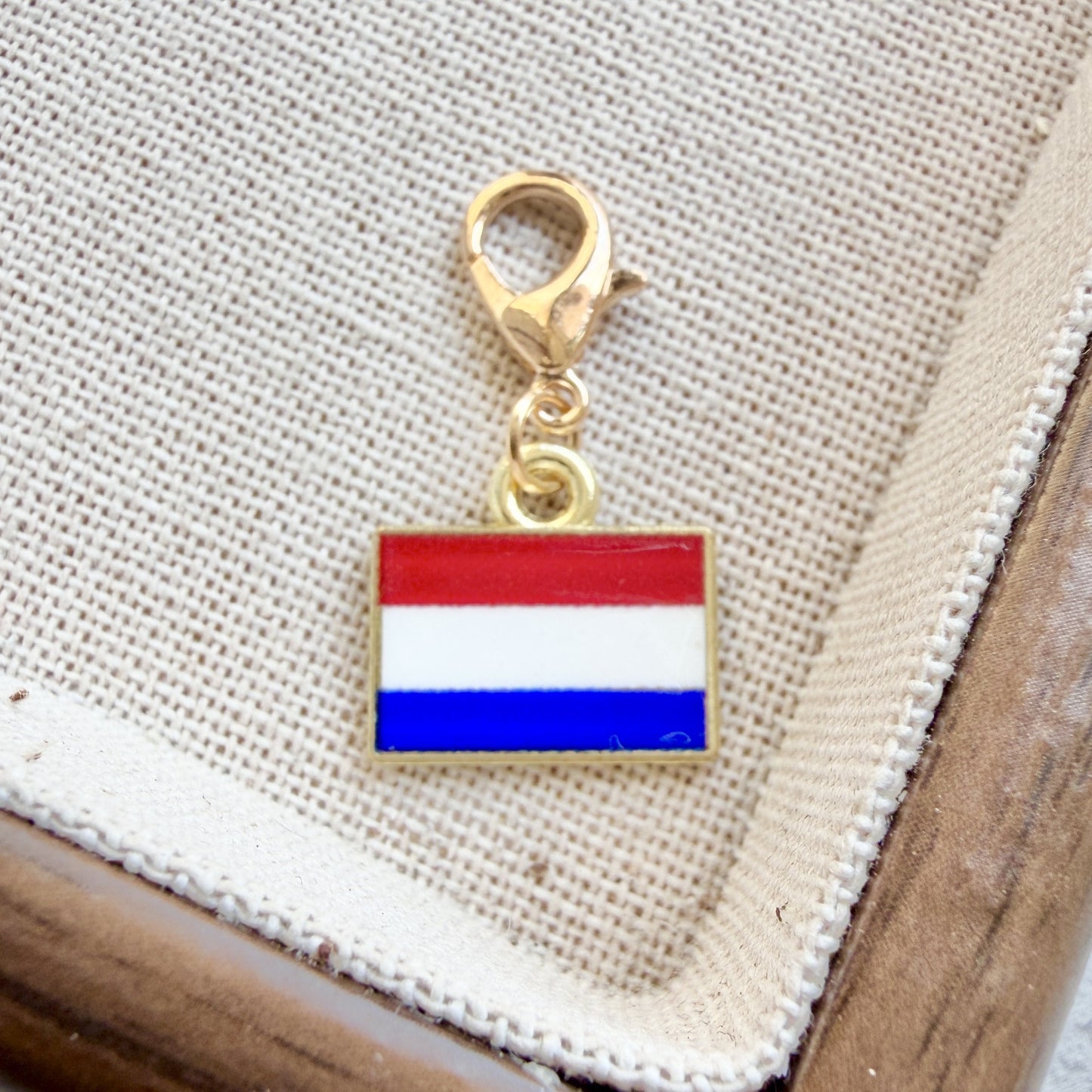 Enamel Flag Keychain Pendant