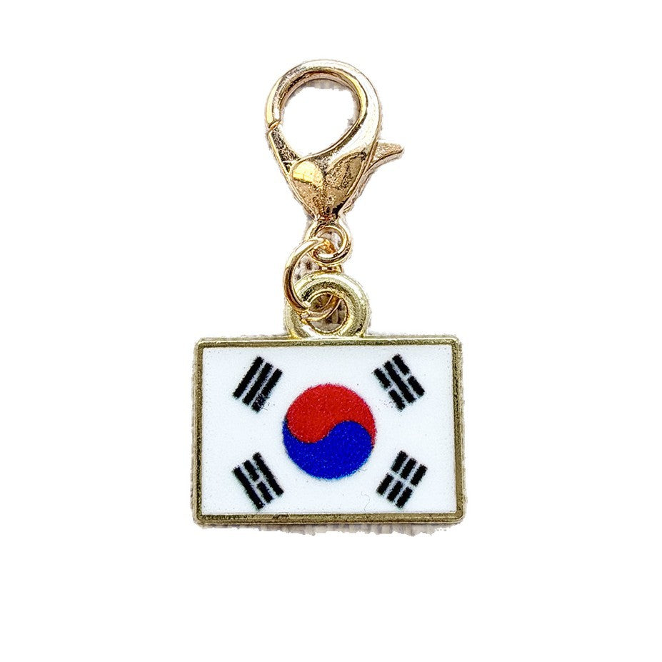 Enamel Flag Keychain Pendant