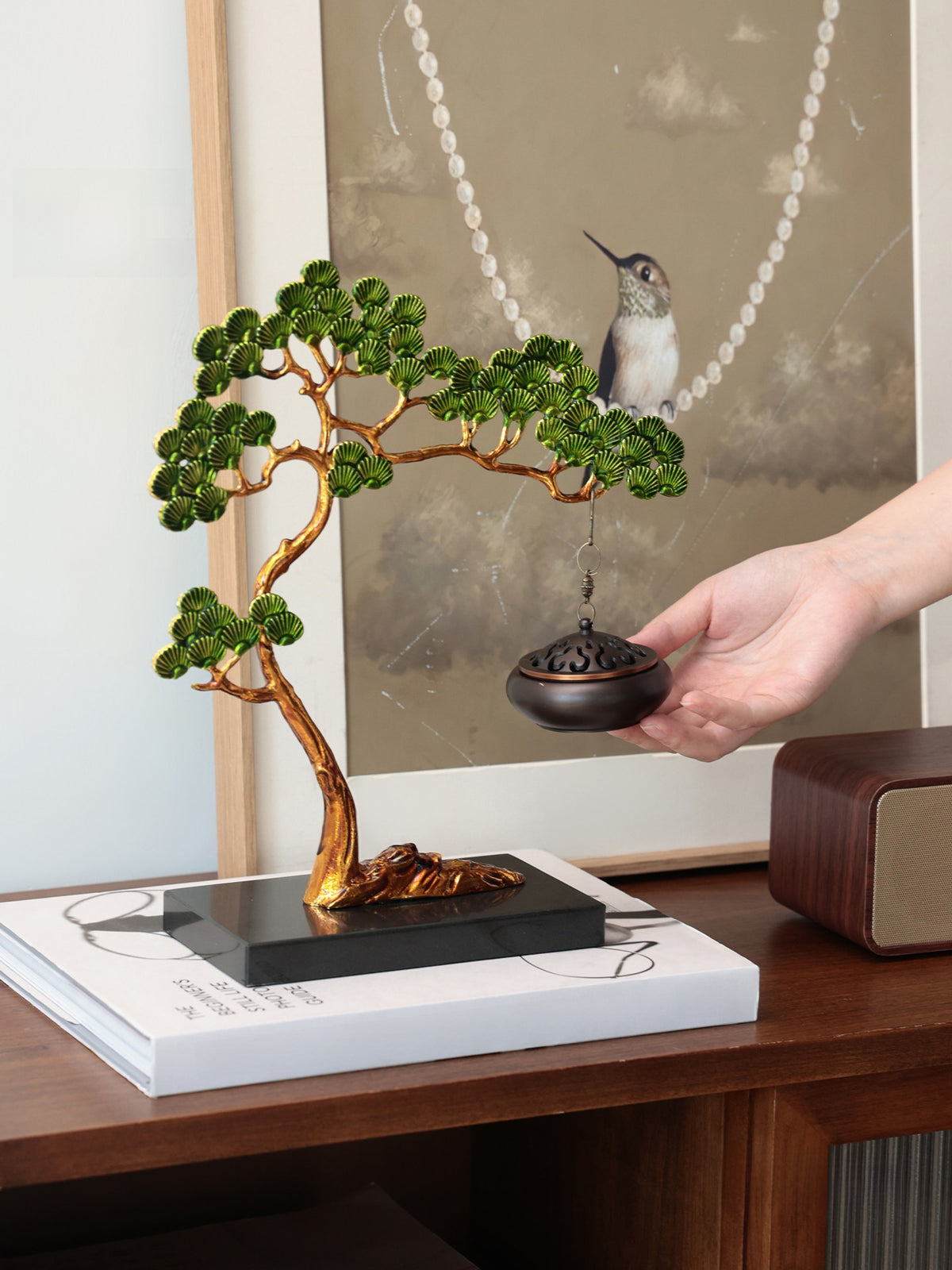 Enamel Incense Burner