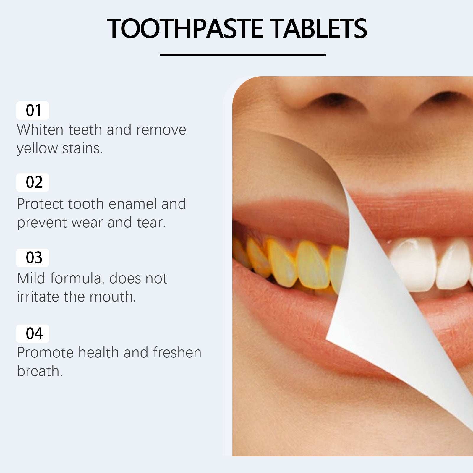 Enamel Protection Toothpaste Tablets