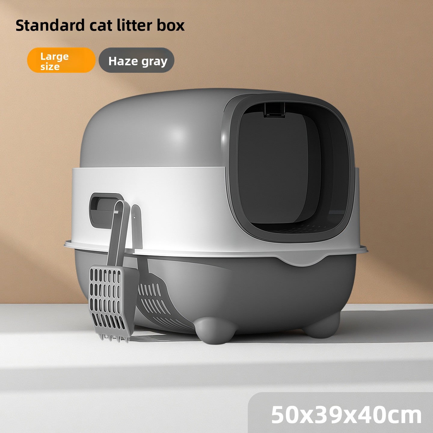 Enclosed Cat Litter Box with UV Sterilization and Odor Control