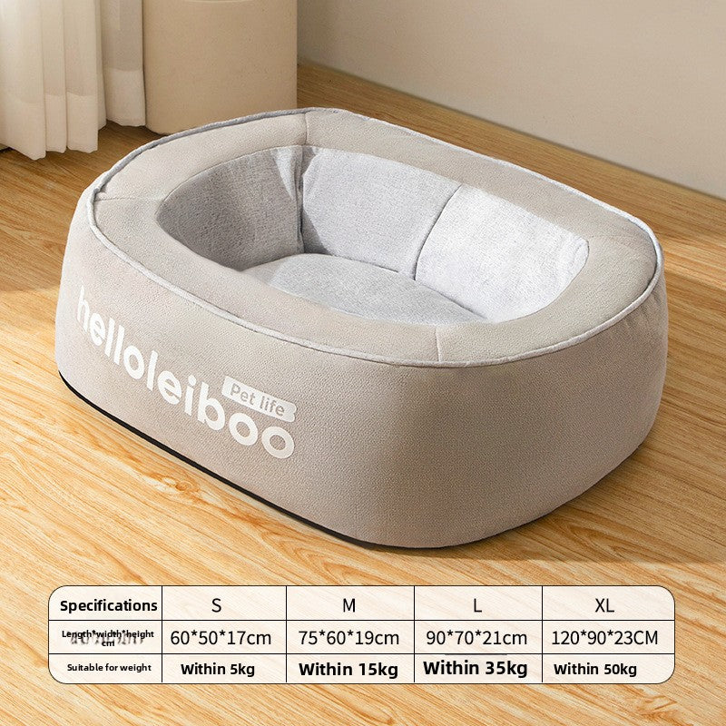 Enclosed Pet Bed Removable Washable