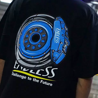 Endless Brake Print Cotton T-Shirt