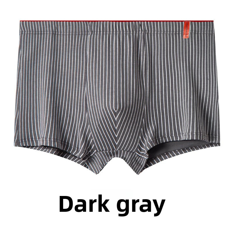 Energetic striped men's underwear made of Xinjiang cotton