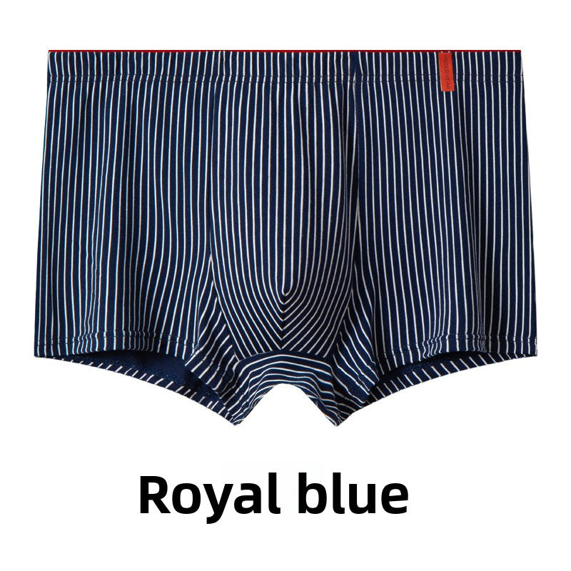 Energetic striped men's underwear made of Xinjiang cotton