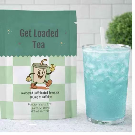 Energy Tea Capsules with Caffeine and Vitamins
