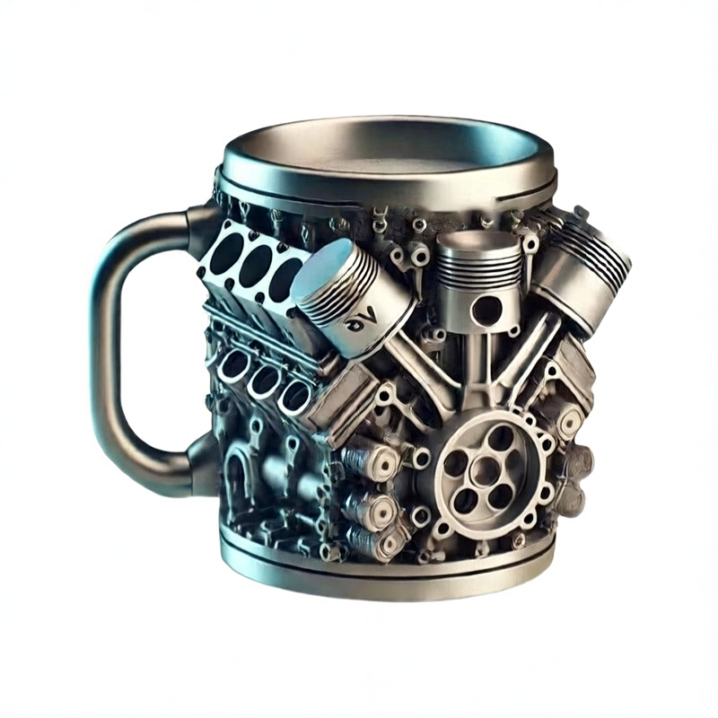 Engine Design Resin Mug