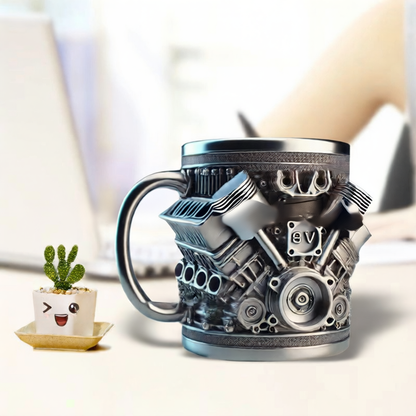 Engine Design Resin Mug