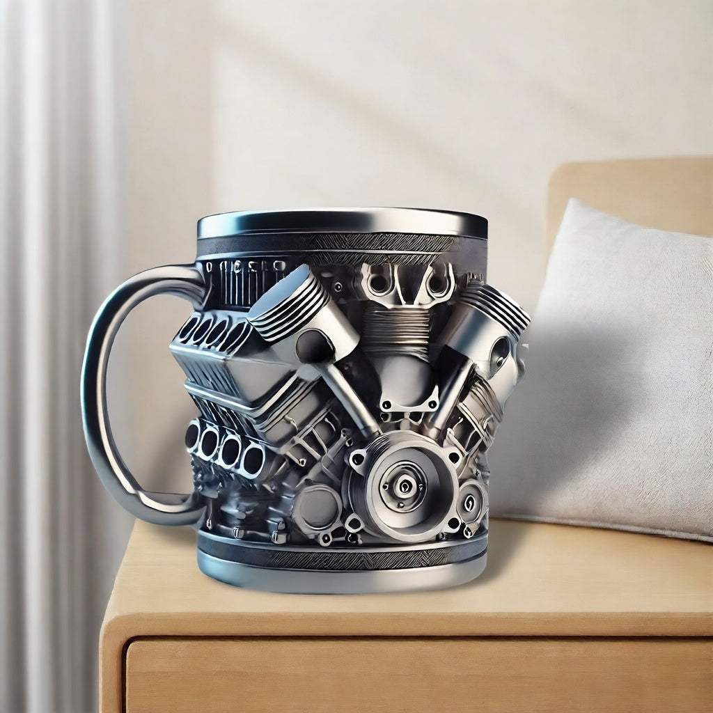 Engine Design Resin Mug