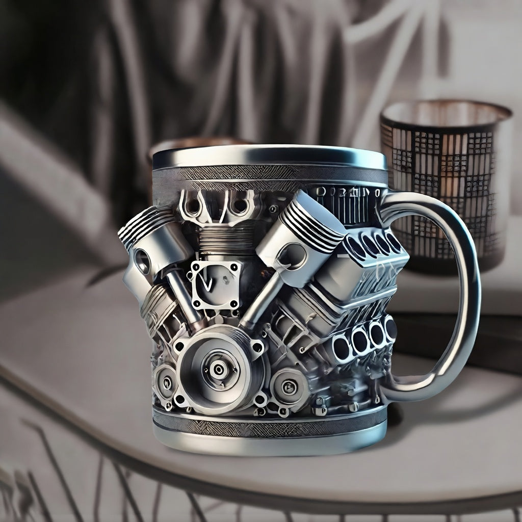 Engine Design Resin Mug