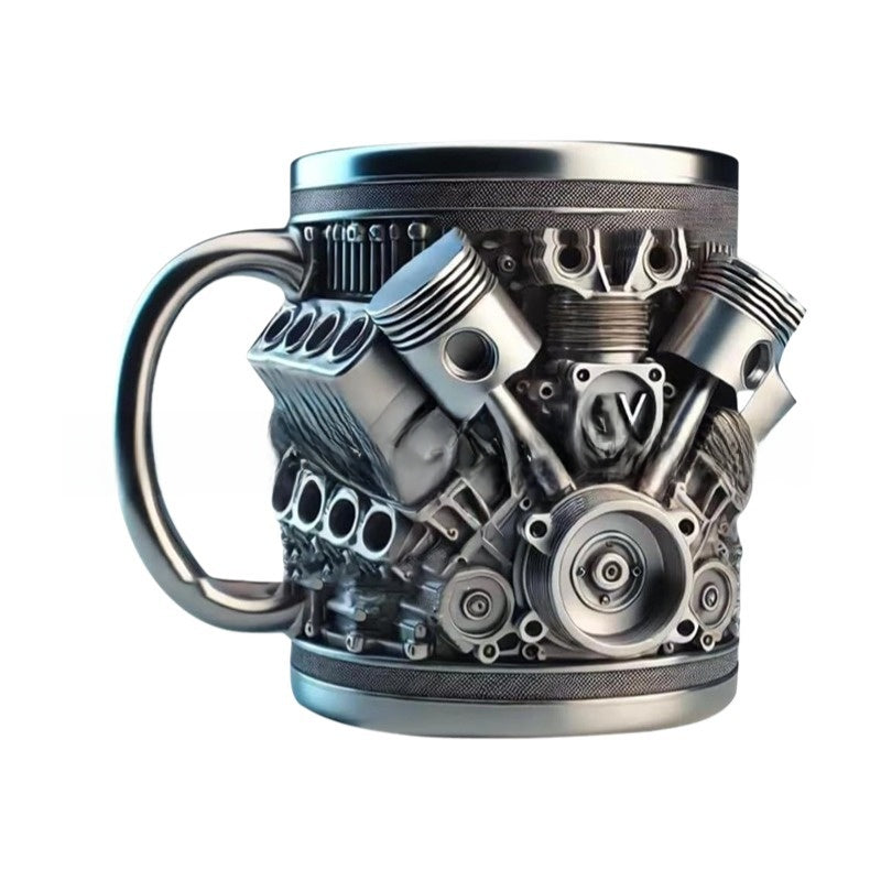Engine Design Resin Mug