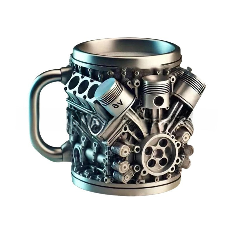 Engine Design Resin Mug
