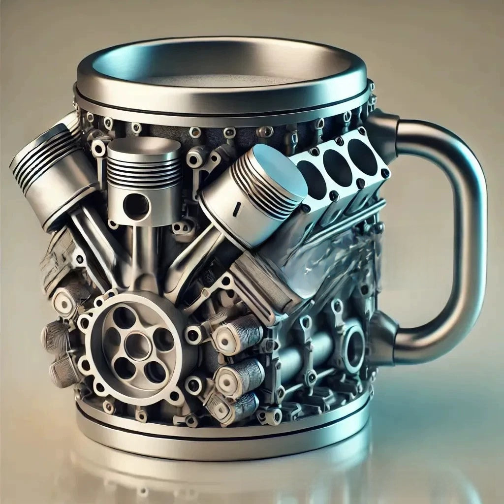 Engine Design Resin Mug