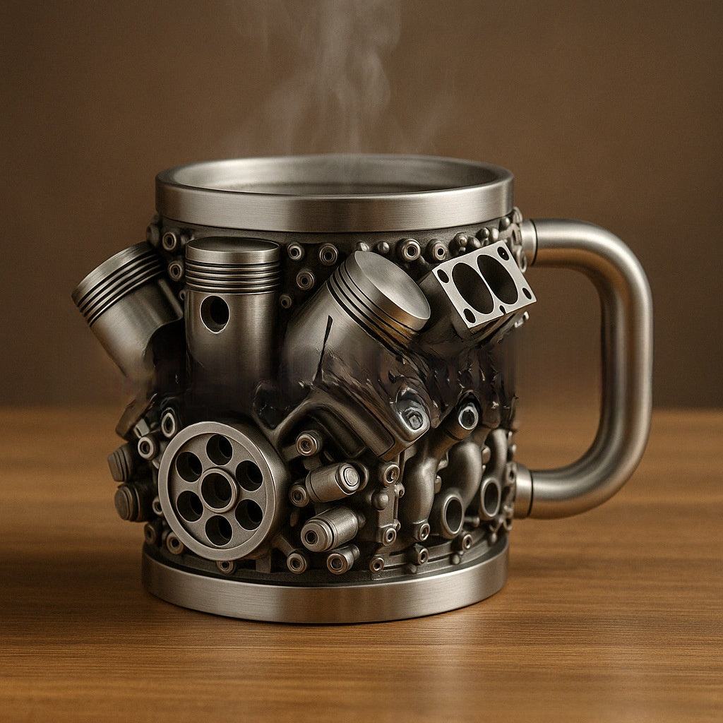 Engine Design Resin Mug