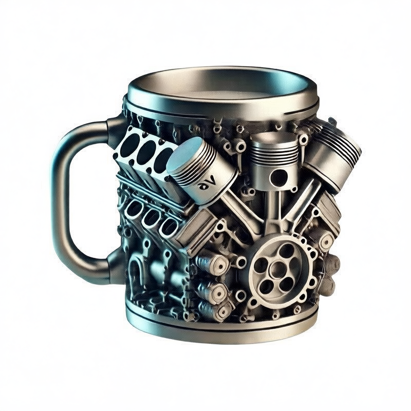Engine Design Resin Mug