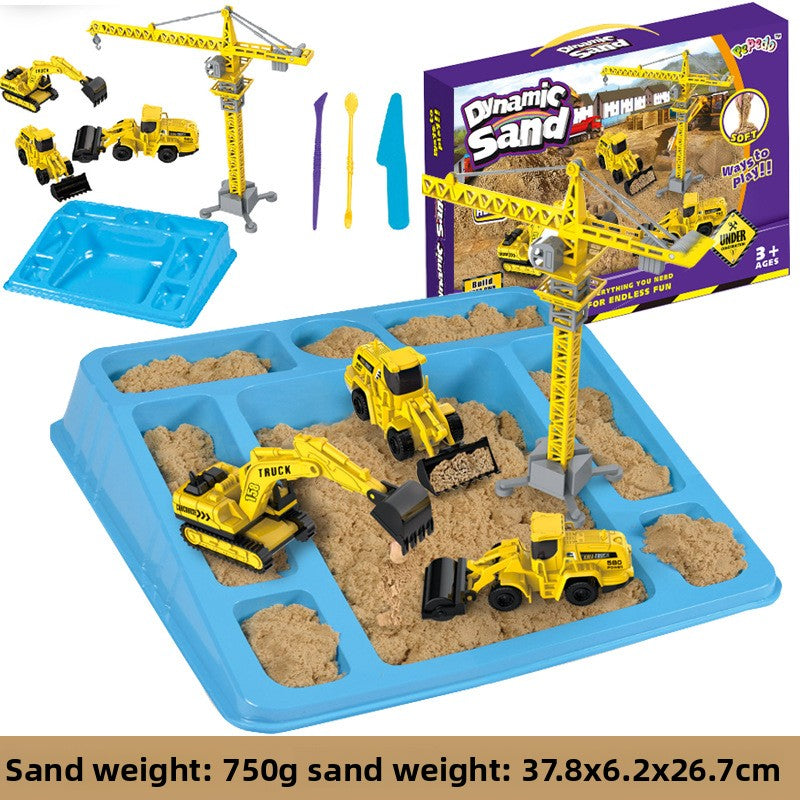 Engineering set toy sandboard sand model