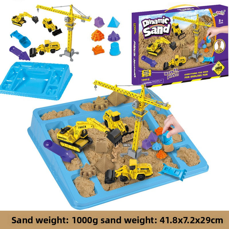 Engineering set toy sandboard sand model