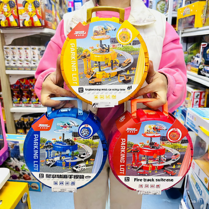 Engineering vehicle track toy