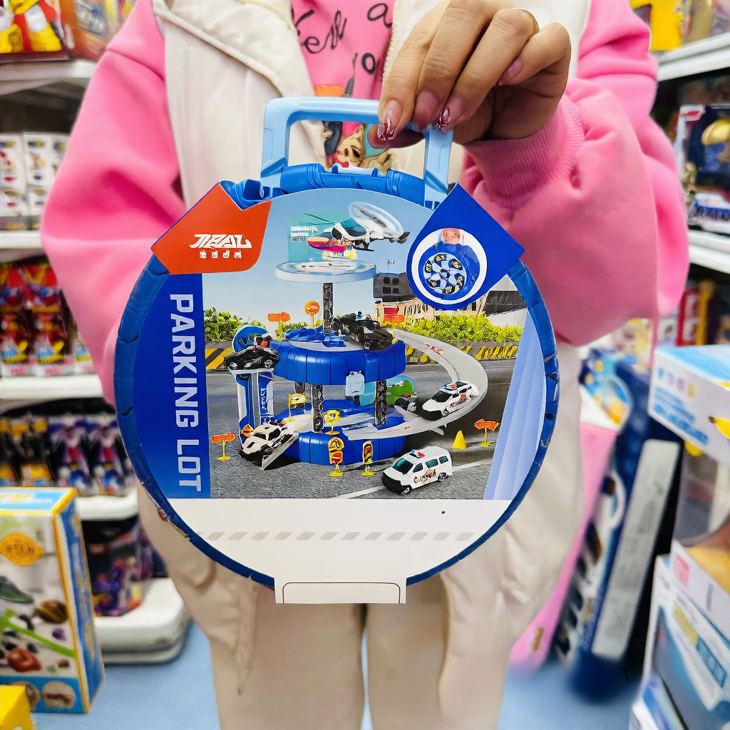 Engineering vehicle track toy