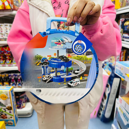 Engineering vehicle track toy