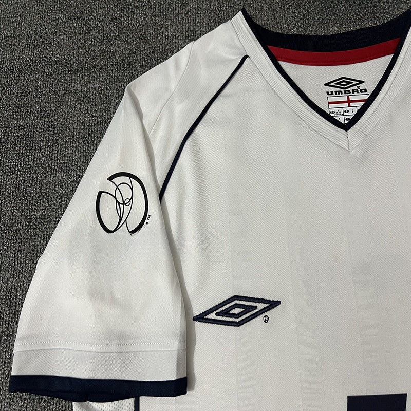 England Retro Football Jersey Long Sleeve