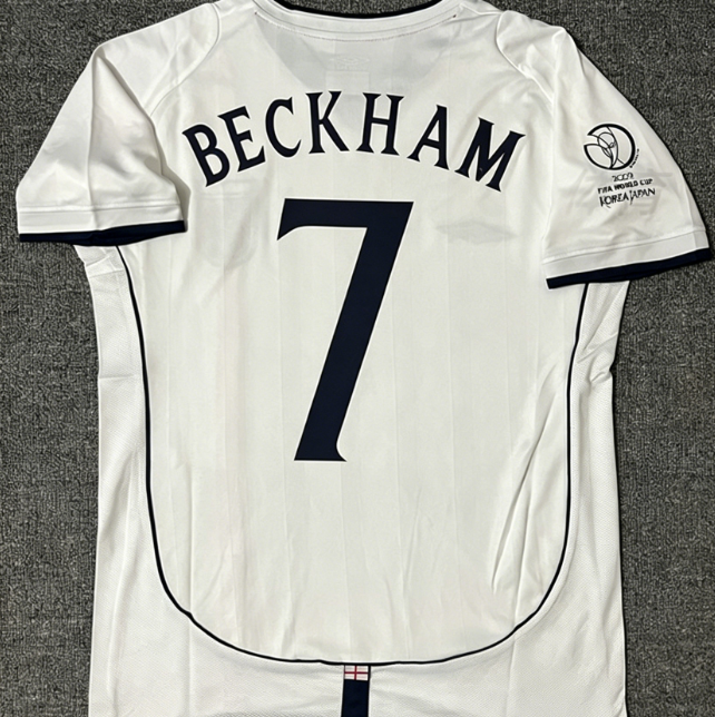 England Retro Football Jersey Long Sleeve