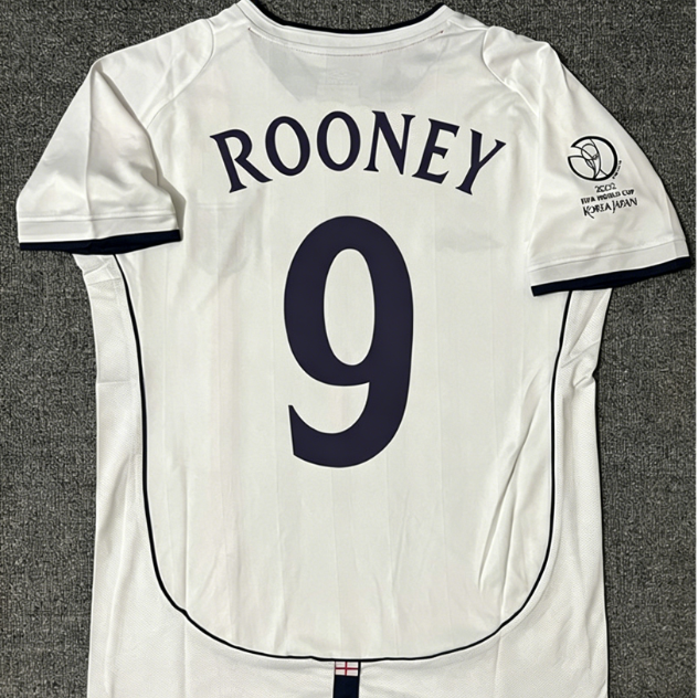 England Retro Football Jersey Long Sleeve