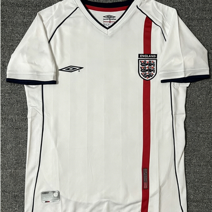 England Retro Football Jersey Long Sleeve