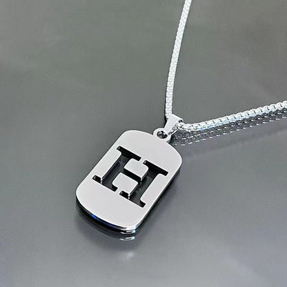 English Alphabet Letter Necklace