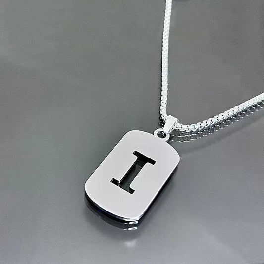 English Alphabet Letter Necklace