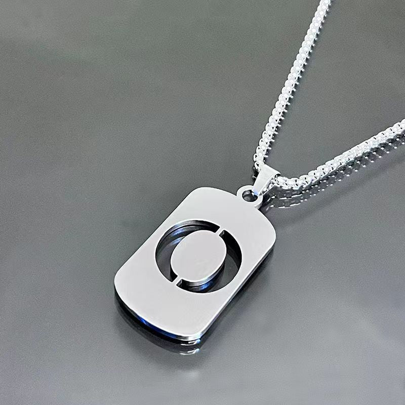 English Alphabet Letter Necklace