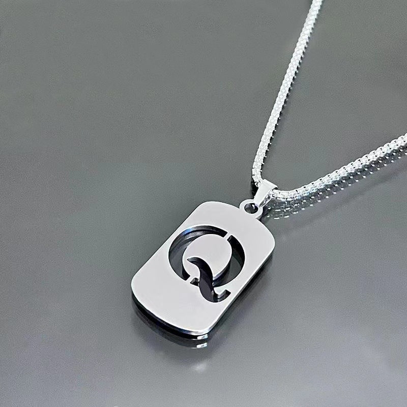 English Alphabet Letter Necklace