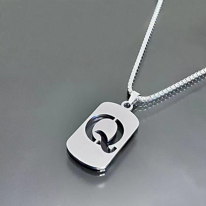 English Alphabet Letter Necklace