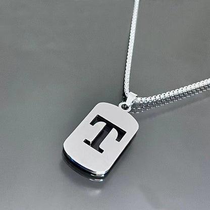 English Alphabet Letter Necklace