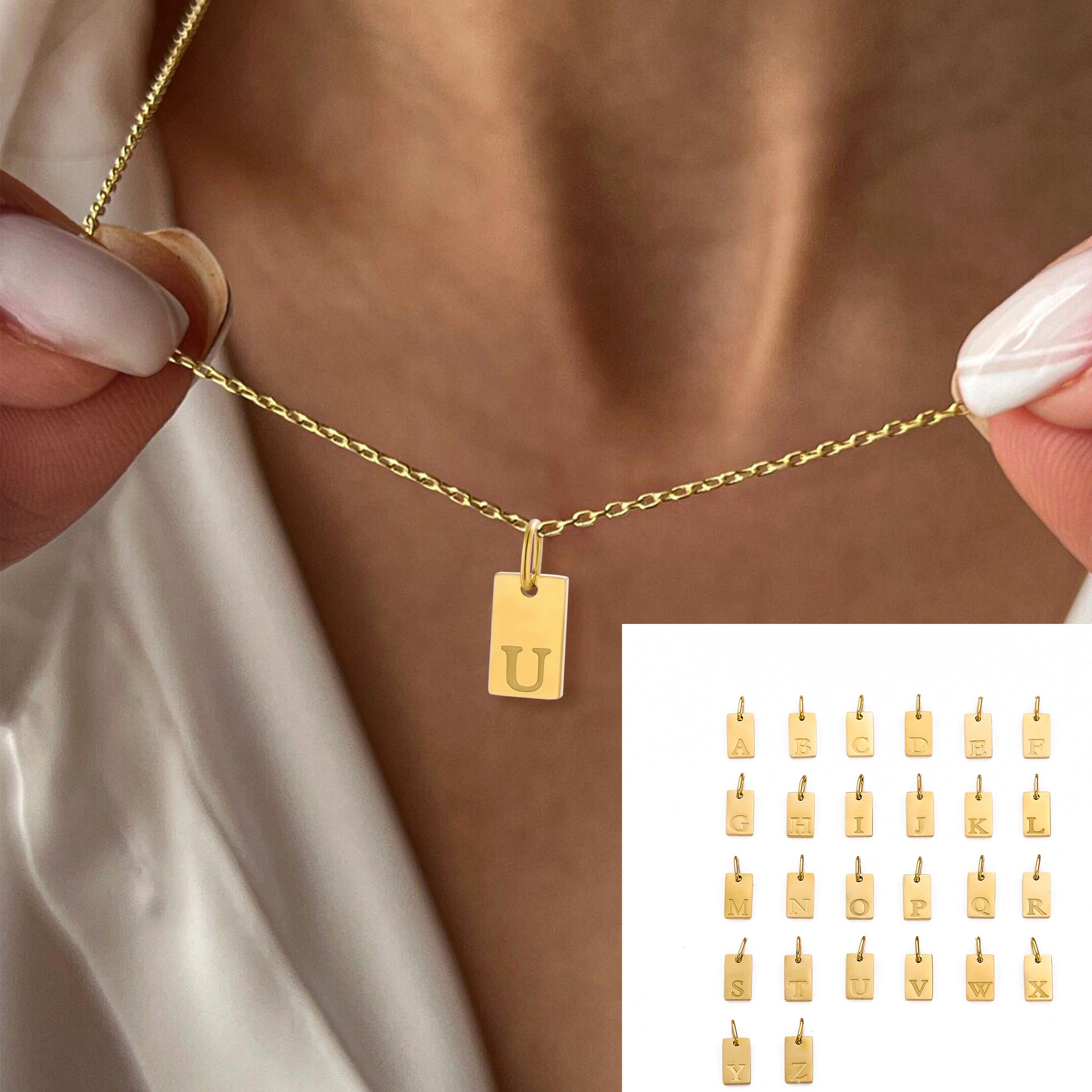 English Alphabet Pendant Accessories