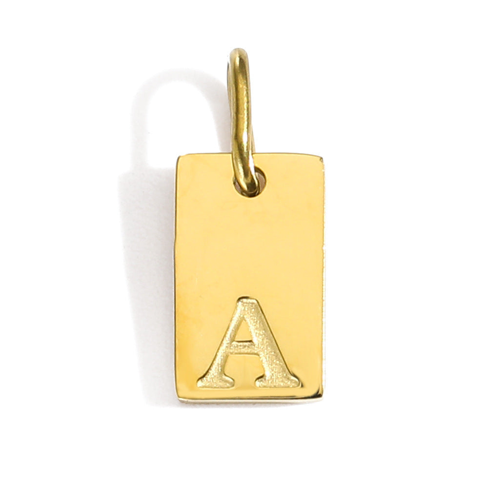 English Alphabet Pendant Accessories