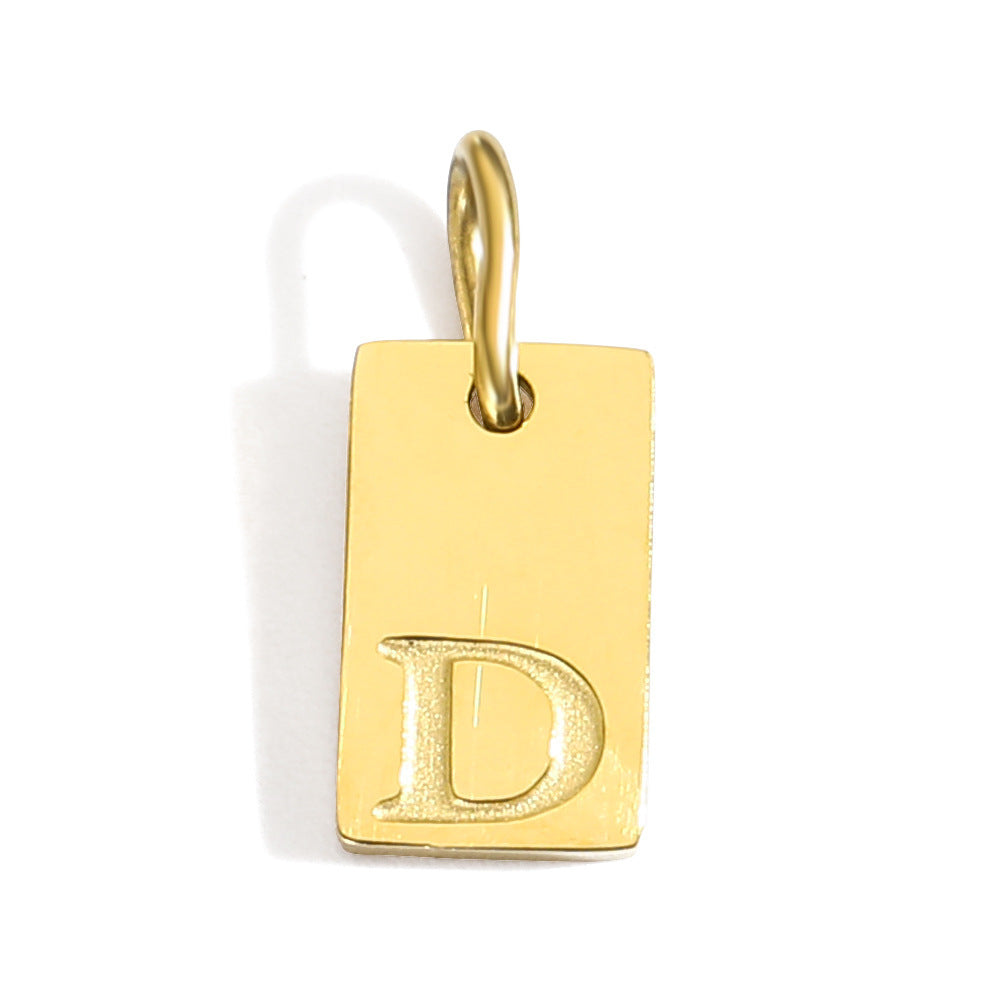 English Alphabet Pendant Accessories