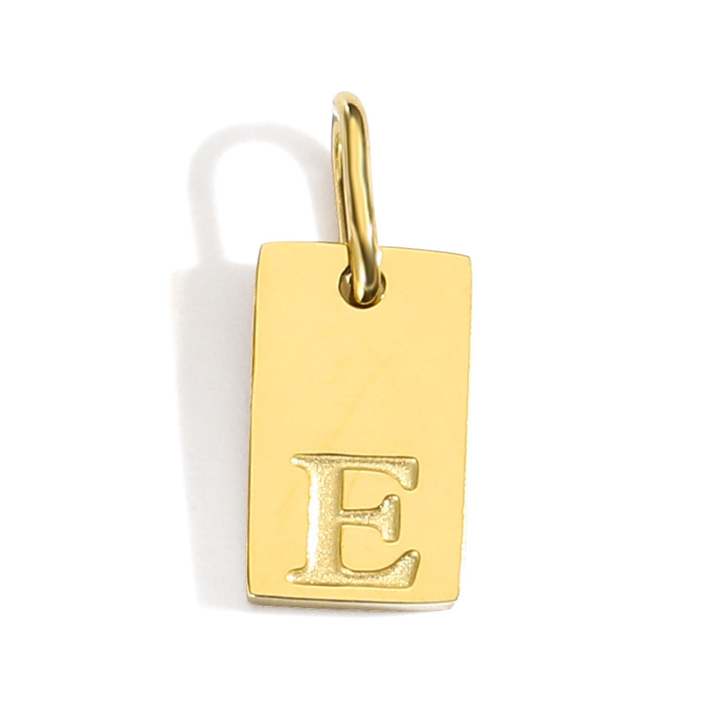 English Alphabet Pendant Accessories