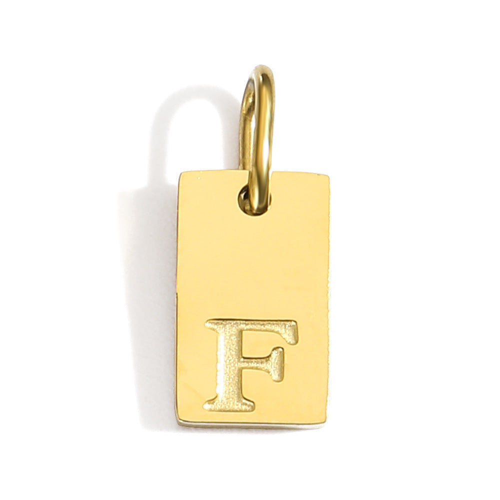 English Alphabet Pendant Accessories