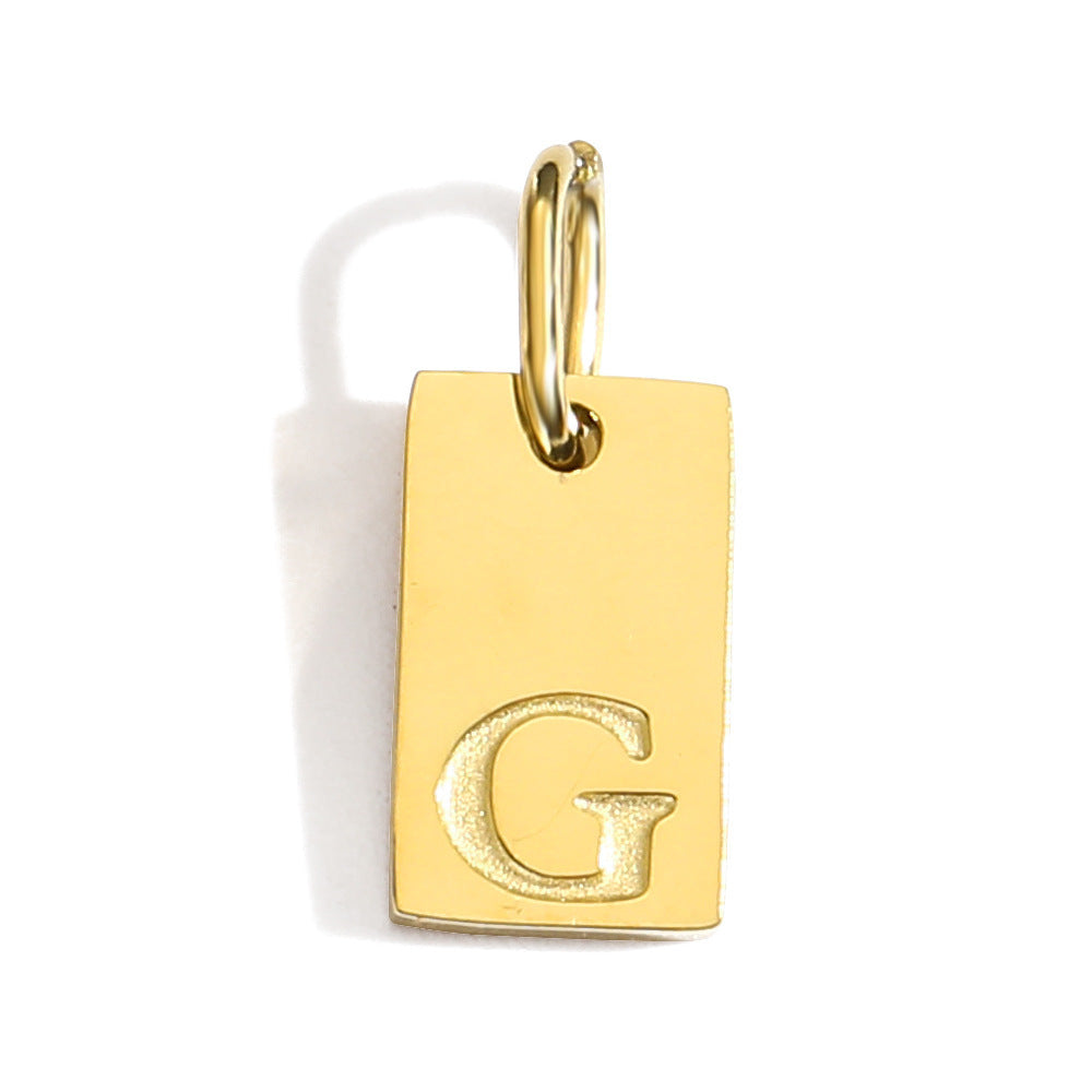 English Alphabet Pendant Accessories