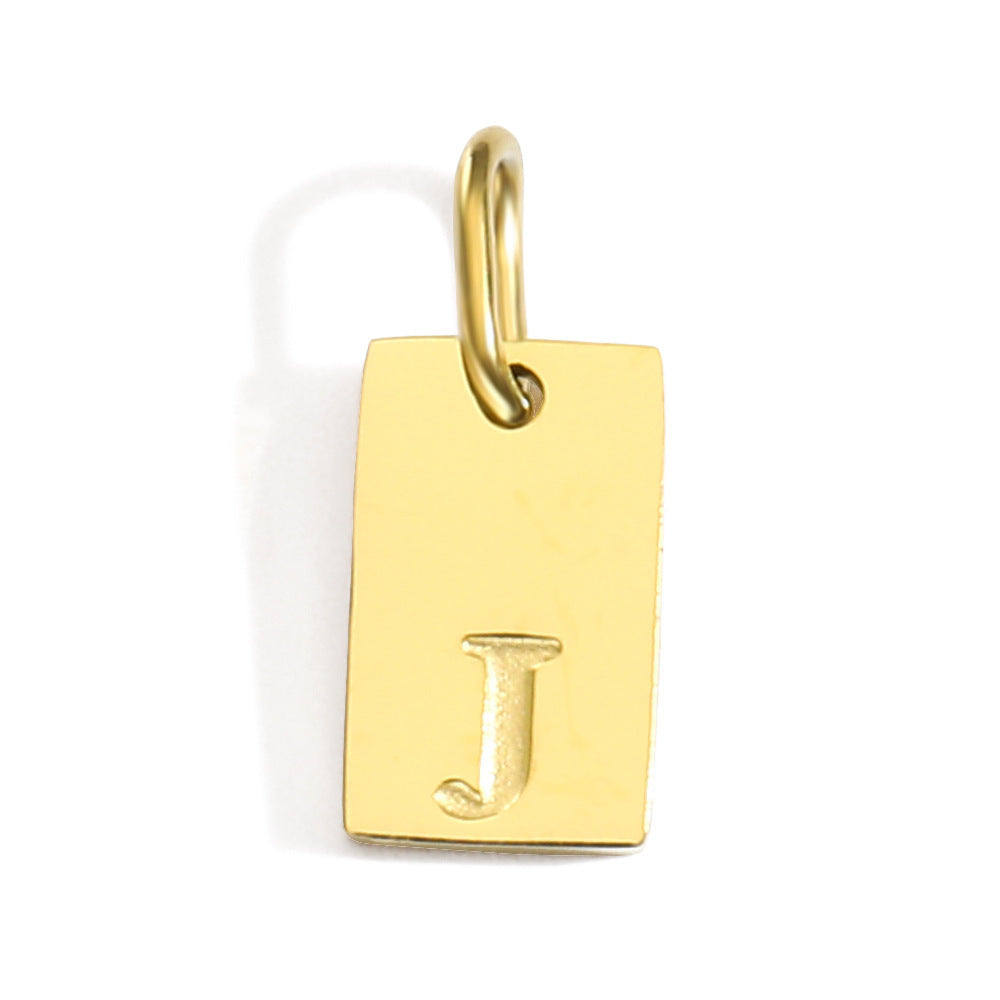 English Alphabet Pendant Accessories