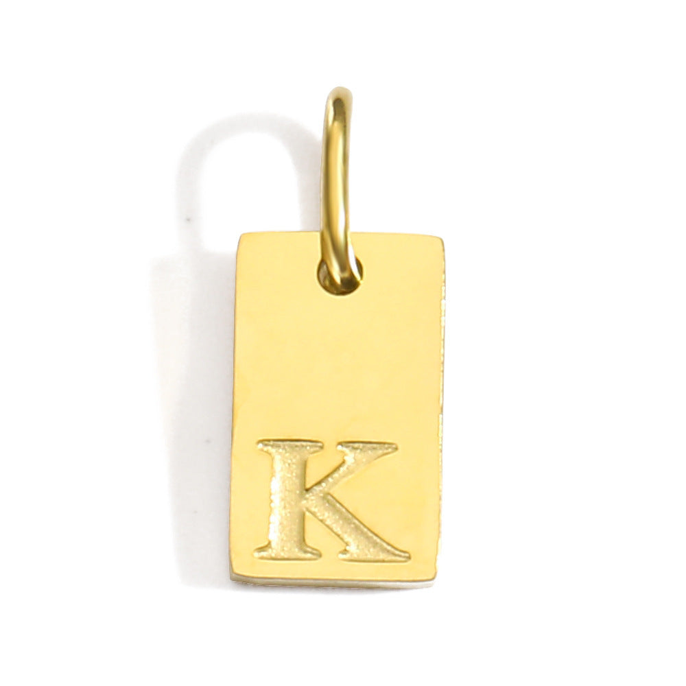 English Alphabet Pendant Accessories