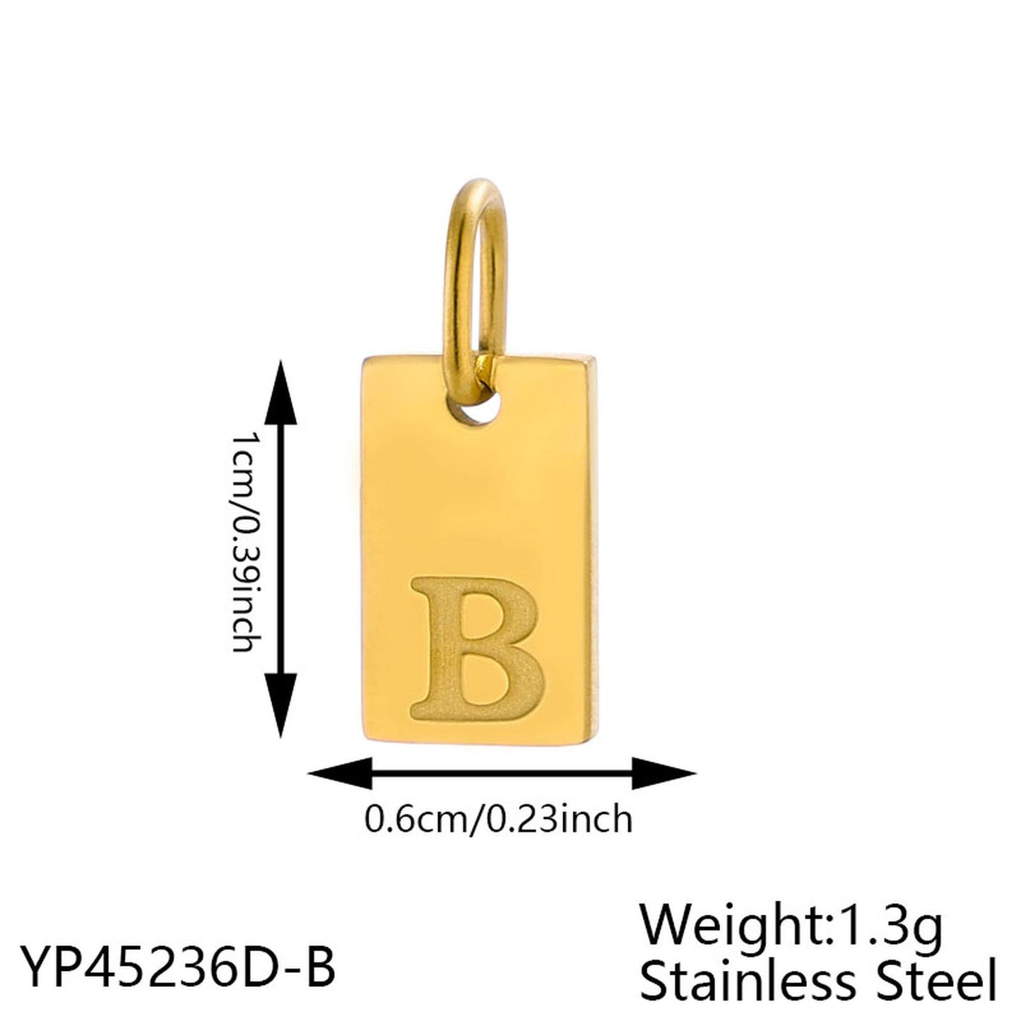 English Alphabet Pendant Accessories