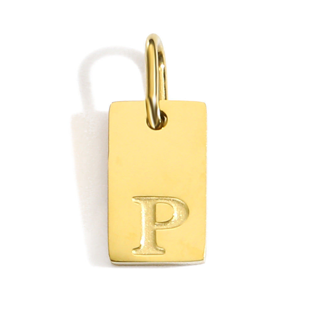 English Alphabet Pendant Accessories
