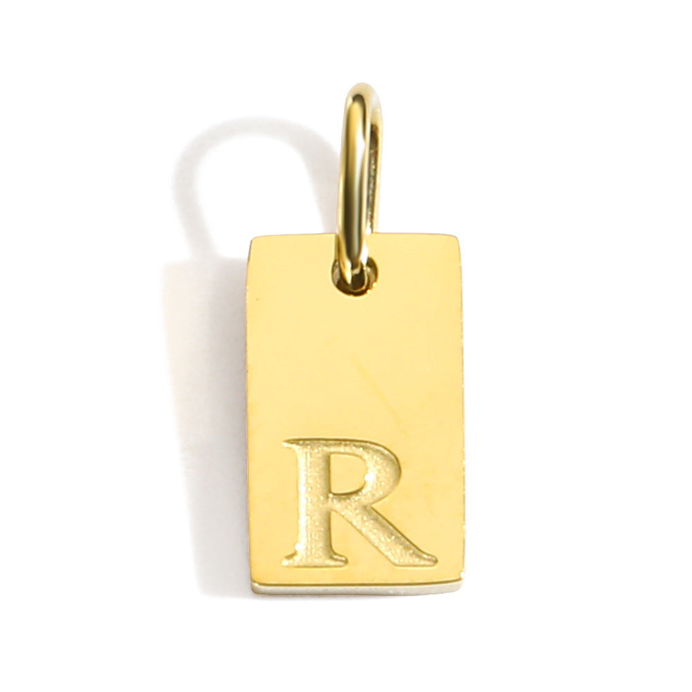 English Alphabet Pendant Accessories
