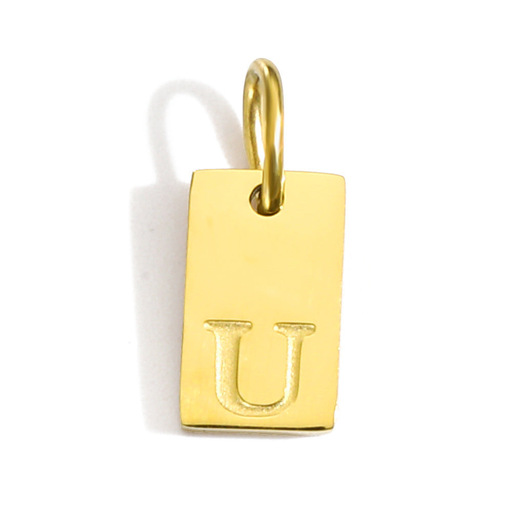 English Alphabet Pendant Accessories