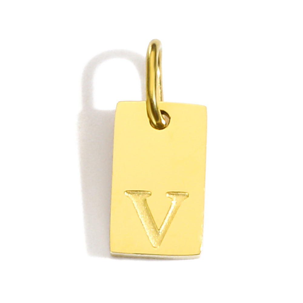 English Alphabet Pendant Accessories
