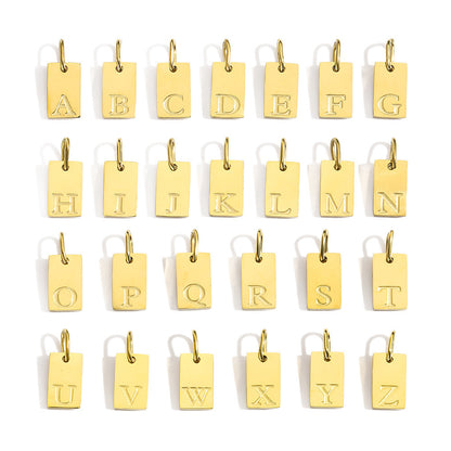 English Alphabet Pendant Accessories