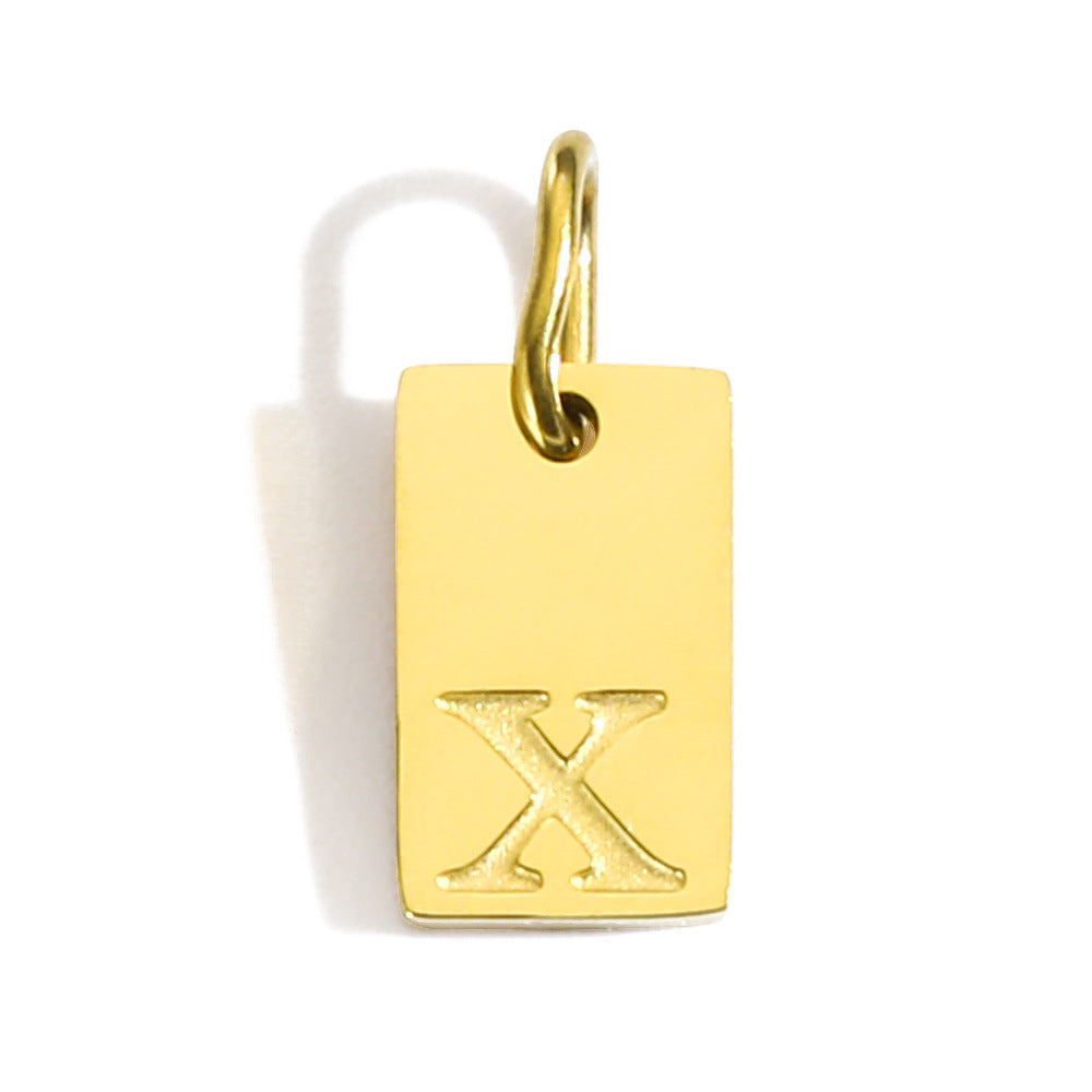 English Alphabet Pendant Accessories